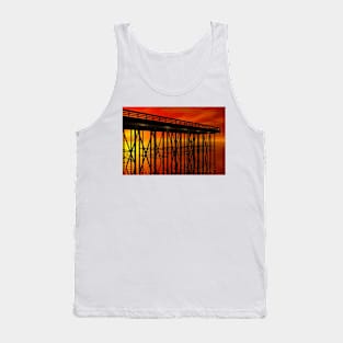 The Pier 38 at Sunset Tank Top